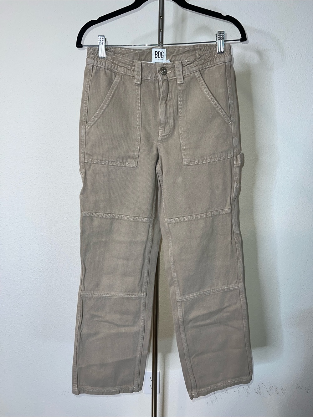 BDG Taupe Utility Straight Pants